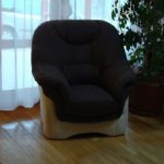 Kárpitozott modern kényelmes fotel felújítása,áthúzás